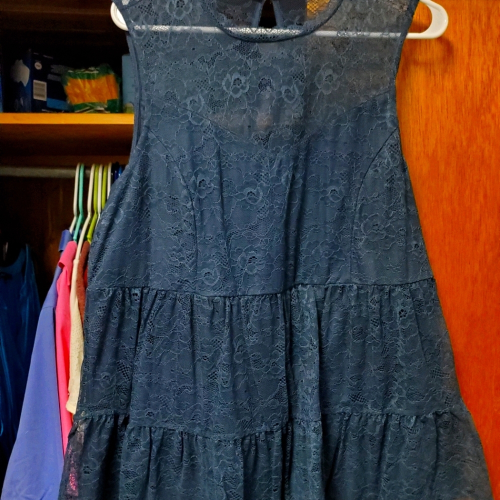 Lace dressy tank top